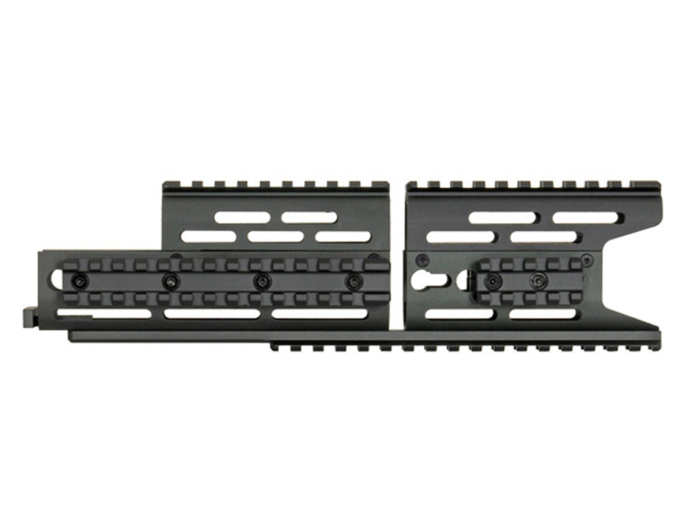Cyma Airsoft AK Modular Key-Mod Front Handguard Long Black
