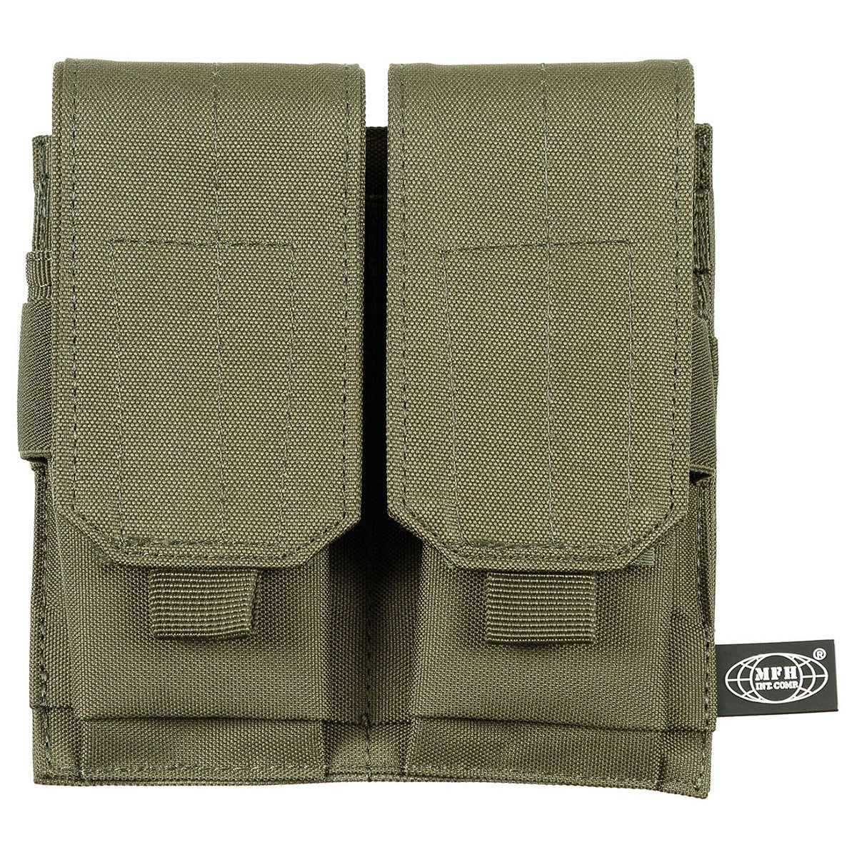 MFH M4 Double Magazine Pouch Velcro Closure Green