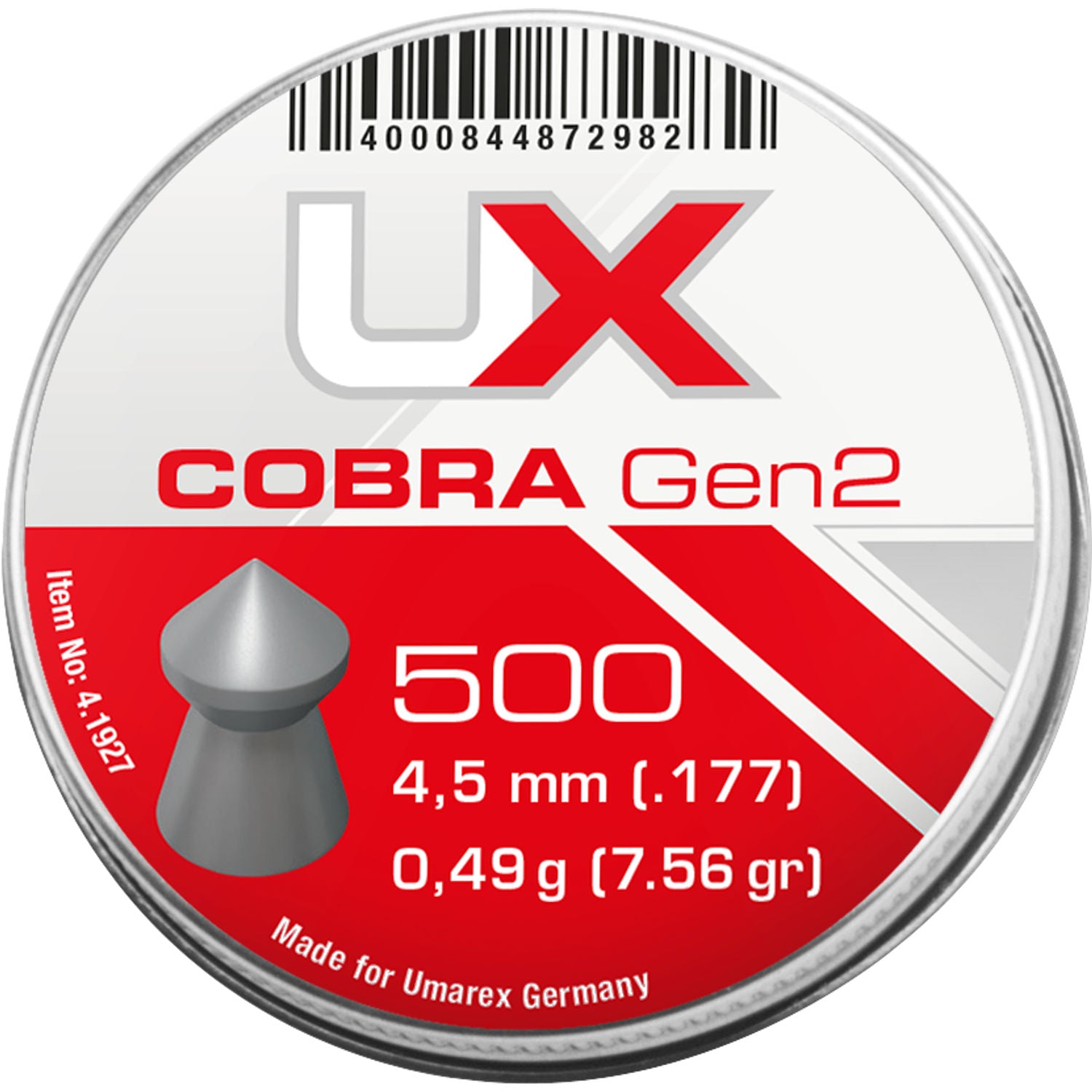 Umarex Next Gen2 UX Cobra Air Rifle Pellets Pointed .177