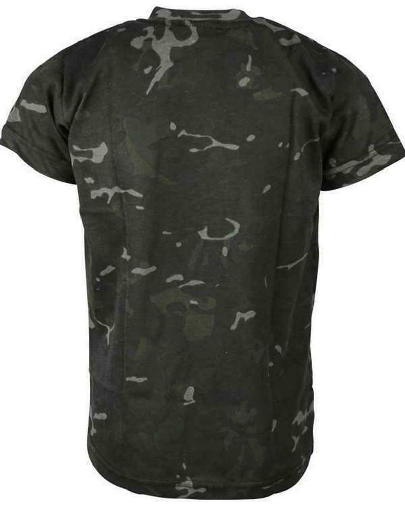 Kombat Kids Army Camo T-Shirt BTP Black