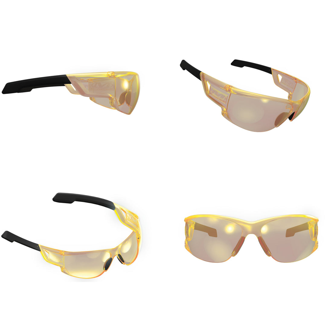Mechanix Tactical Type-N Safety Glasses Amber Frame Amber Lens