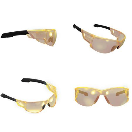 Mechanix Tactical Type-N Safety Glasses Amber Frame Amber Lens