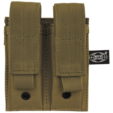 MFH Double Pistol Magazine Pouch Coyote