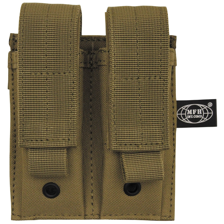 MFH Double Pistol Magazine Pouch Coyote