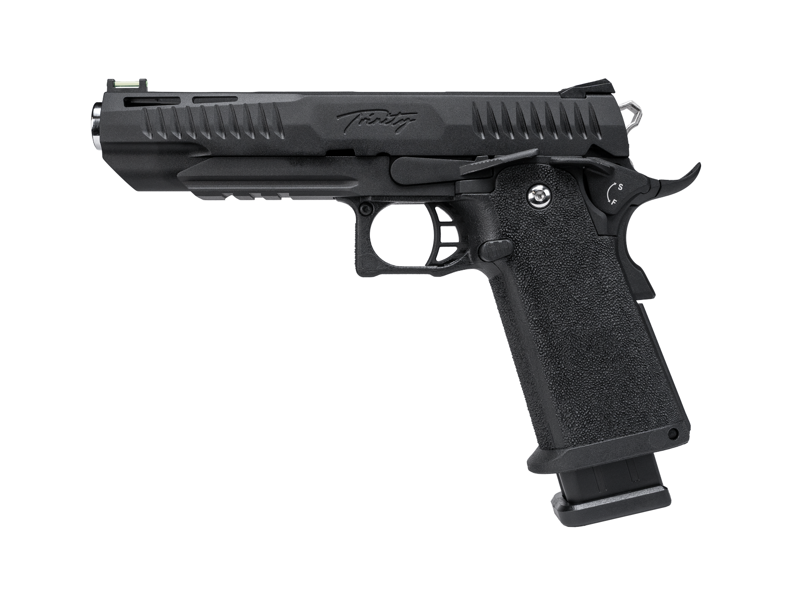 Modify Trinity Hi-Capa 5.1 GBB Airsoft Pistol Aluminium Slide Black