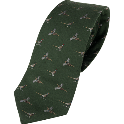 Jack Pyke Pheasant Silk Tie 