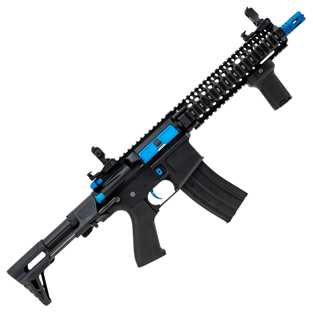 Cybergun Colt Sierra M4 PDW Airsoft Rifle Blue