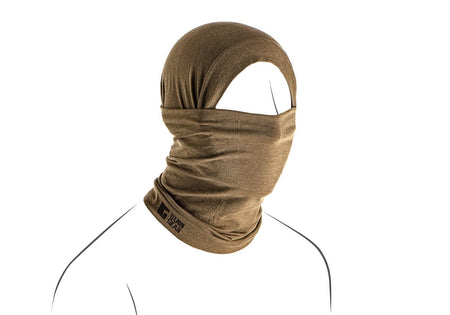Claw Gear Merino Seamless Neck Gaiter Snood Long Stonegrey Olive