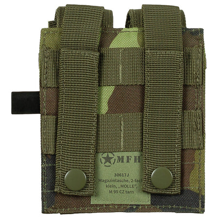 MFH Airsoft Double Pistol Magazine Pouch Czech M95 Camo