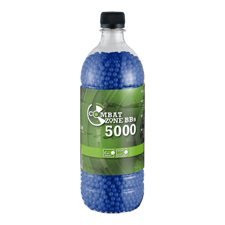 Umarex Combat Zone Springer Airsoft BBs 0.12g Blue 5000 Bottle