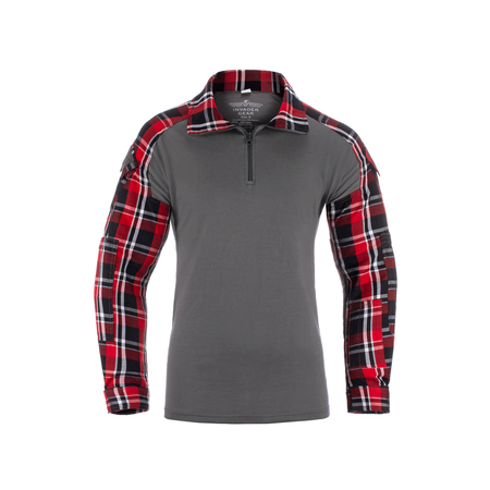 Invader Gear Flannel Combat Ubacs Shirt Red 