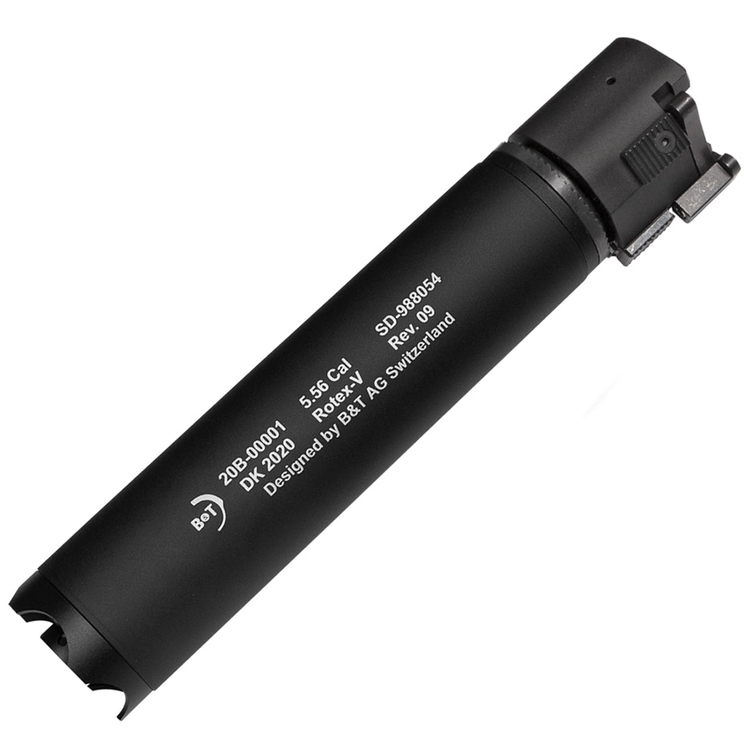 ASG B&T Rotex-V Barrel Extension Mock Suppressor 197mm Black 