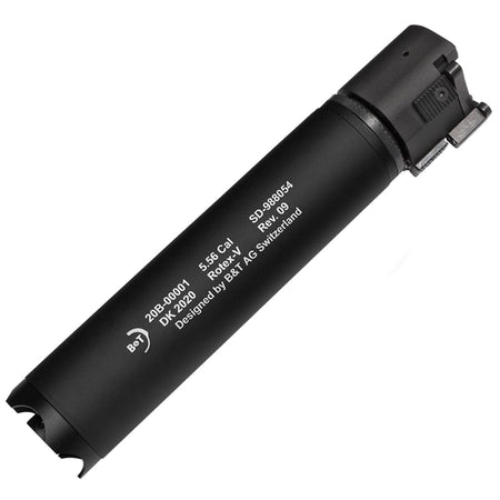 ASG B&T Rotex-V Barrel Extension Mock Suppressor 197mm Black 