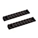 ASG M-Lok Rail Set Short 9 Slot 2pcs Set Black 100mm