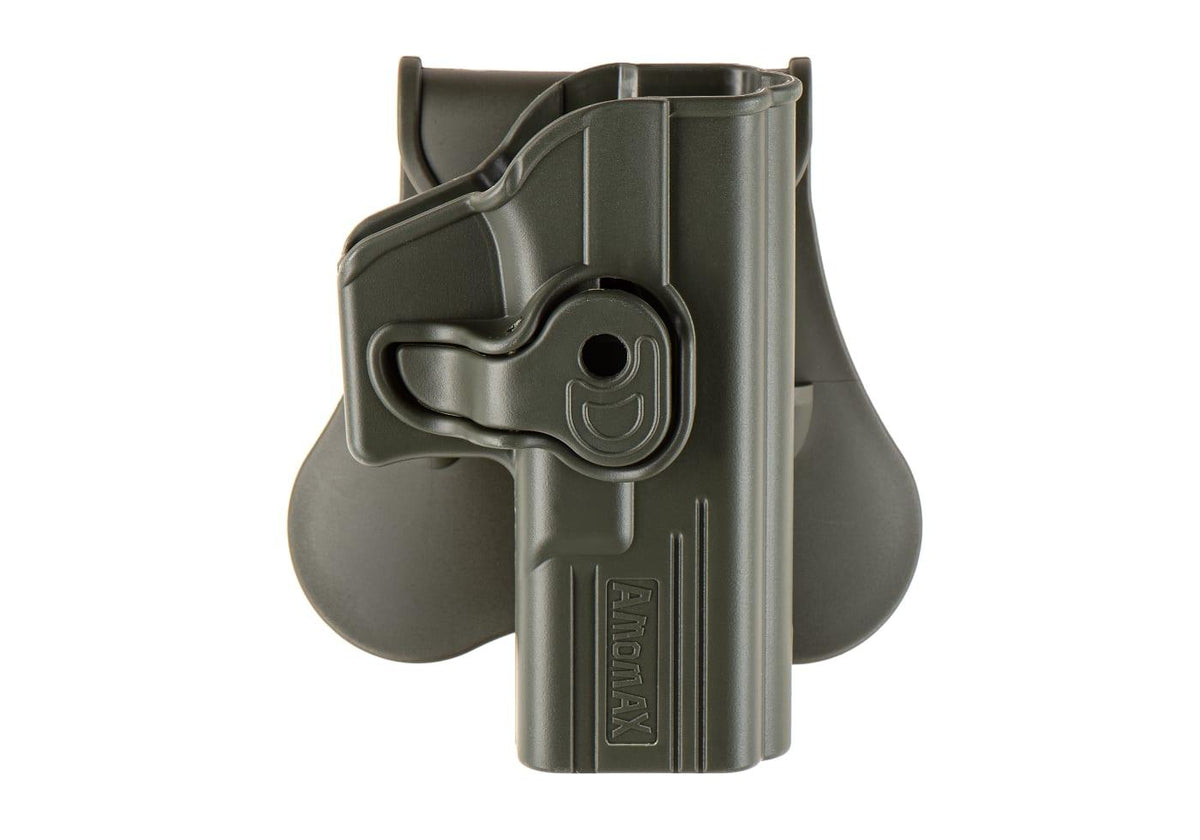 Amomax Retention Holster G-Series 17/22/31 OD Green R/H 