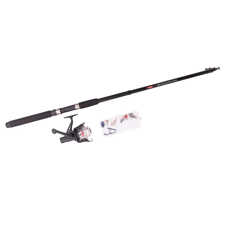 Leeda 8ft Telescopic Spinning Fishing Combi Kit 