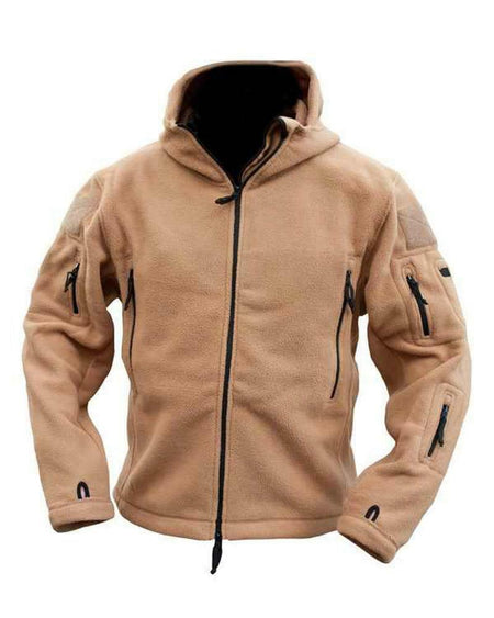 Kombat Mens Recon Hoodie Fleece Coyote