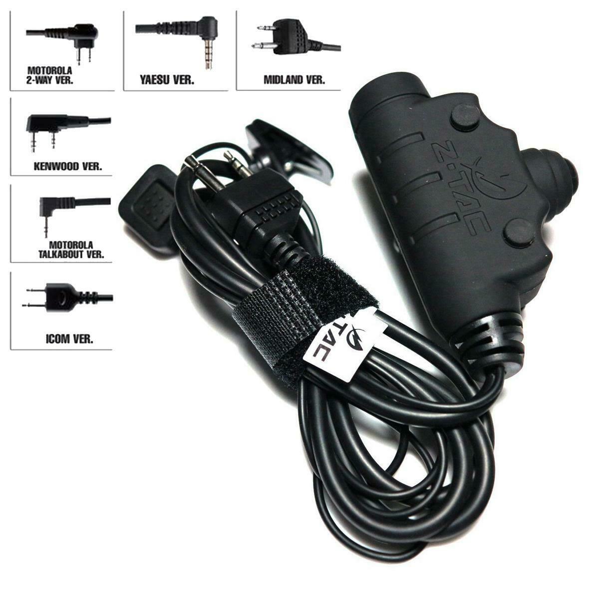 Z-Tactical Z115 U94 PTT Push To Talk 2 Way Radio