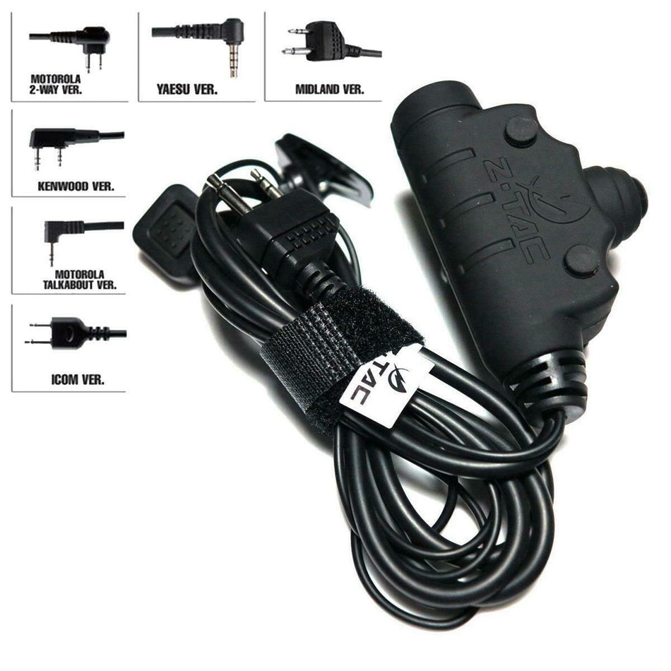 Z-Tactical Z115 U94 PTT Push To Talk 2 Way Radio
