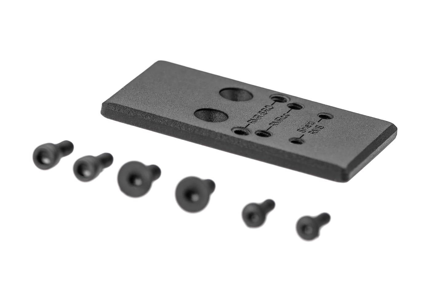 Krytac SilencerCo Maxim 9 Optic Dot Sight Mounting Plate Black