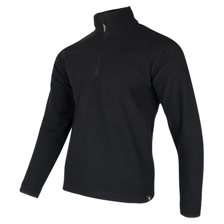 Jack Pyke Mens Country Fleece Top ¼ Zip Pullover Anthracite
