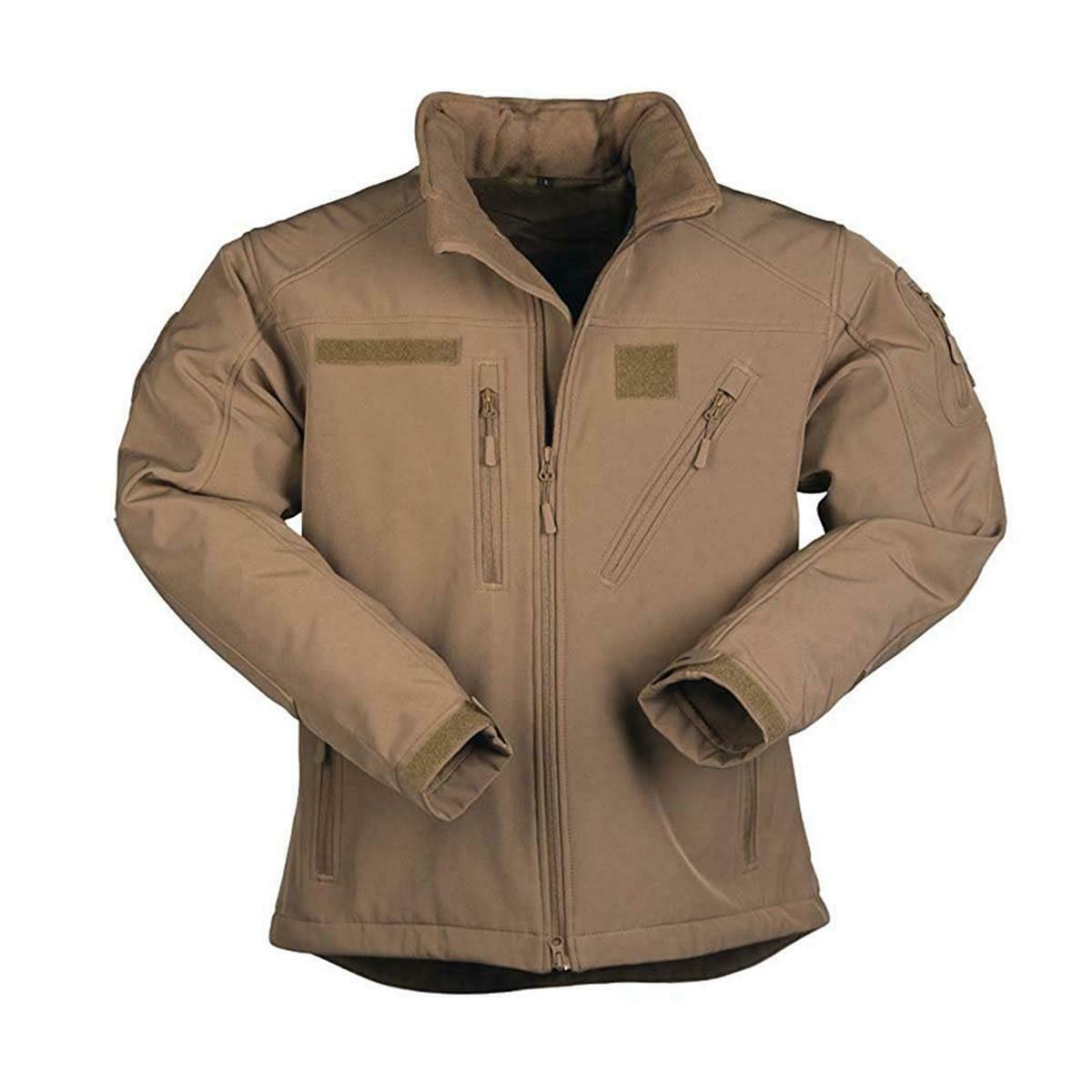 Mil-Tec SCU 14 Mens Softshell Jacket Coyote