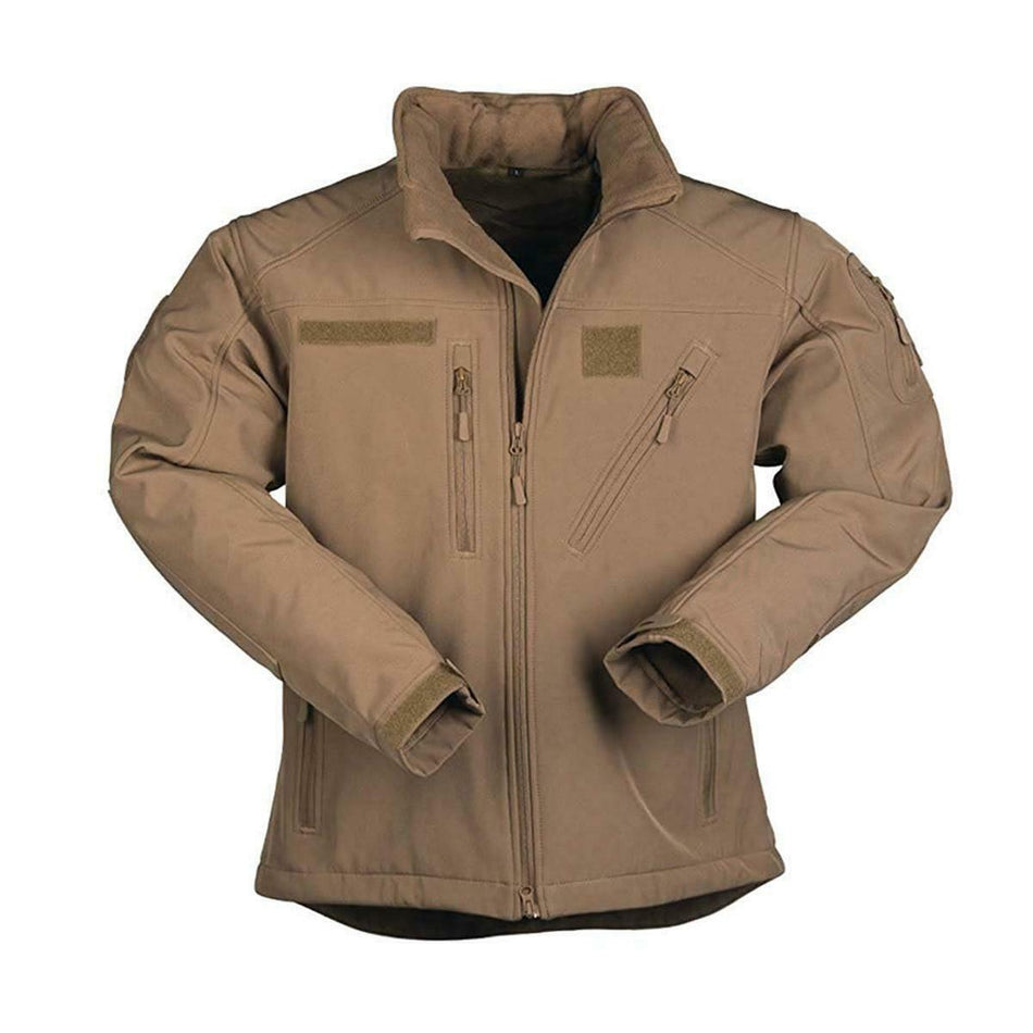 Mil-Tec SCU 14 Mens Softshell Jacket Coyote