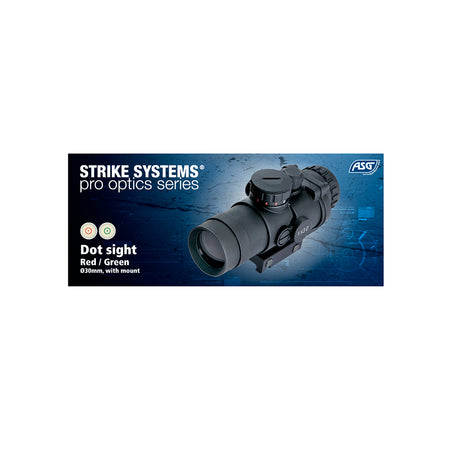 Strike Systems Airsoft Red Green Dot Sight with 21mm Mount Black