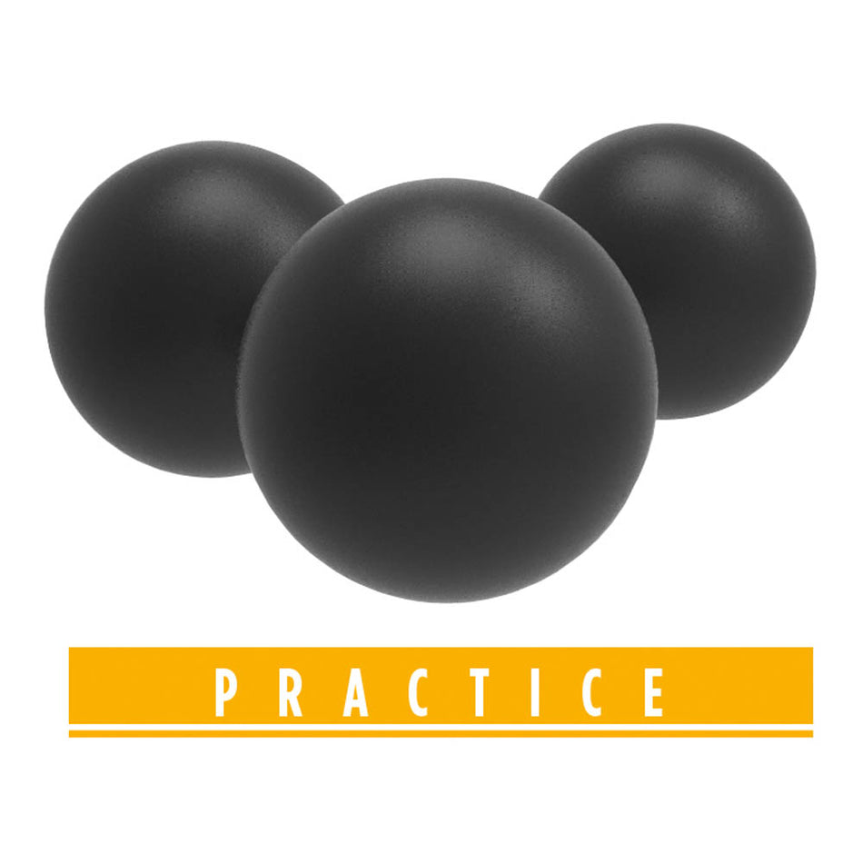 Umarex T4E Practice Rubber Balls .43 Ammo Pellets Black 500