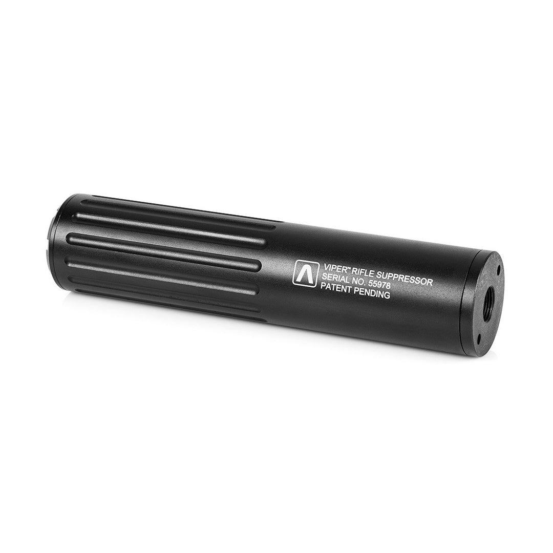 Airsoft Pro CNC Suppressor (Silencer) VIPER™ 180 x 40mm with Barrel Extension