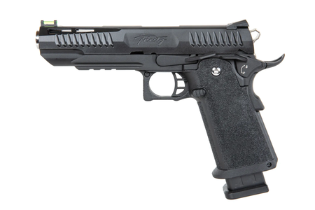 Modify Trinity Hi-Capa 5.1 Airsoft Pistol Nylon slide Green Gas Black