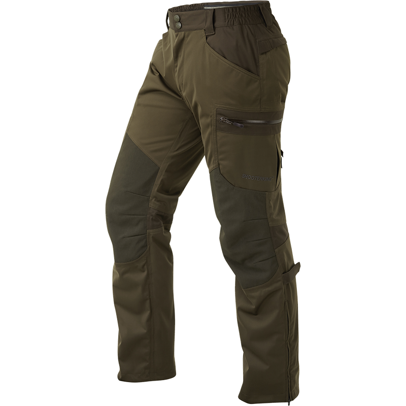 Shooterking Mens Hunt Flex Trousers Brown / Olive
