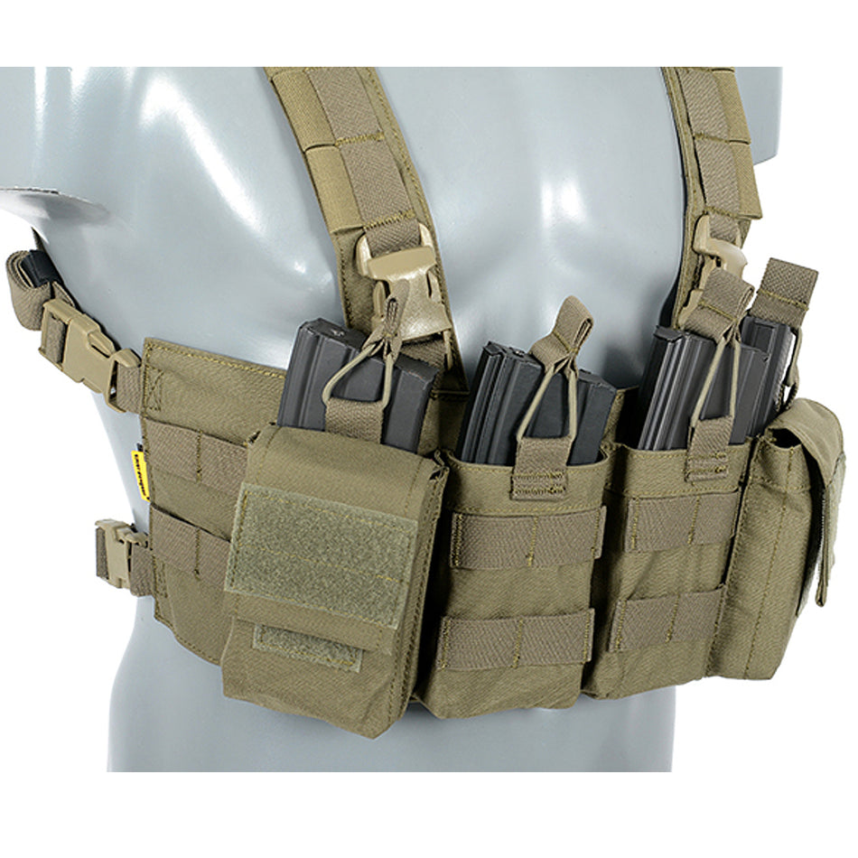 Emerson Airsoft Easy Chest Rig Harness Vest Ranger Green