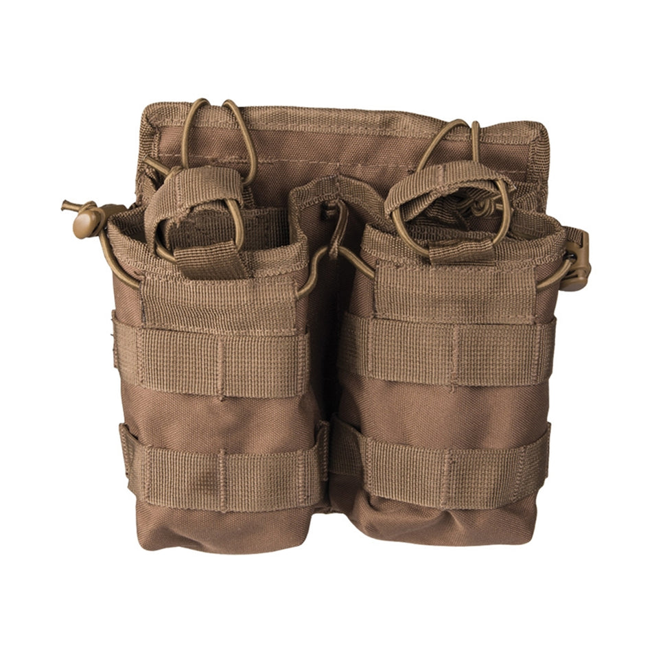 Mil-Tec Open Top Quad M-Series Magazine Pouch Dark Coyote