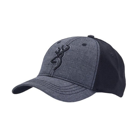 Browning Logo Baseball Hat Cap Iron Grey
