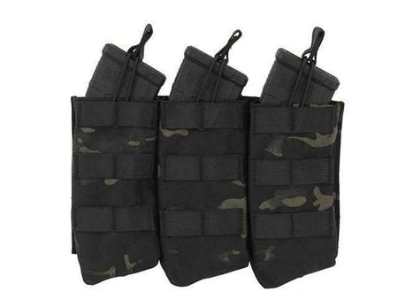 8 Fields Open Top Triple Airsoft Magazine Pouch AK Series Molle