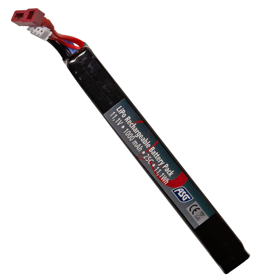 ASG Li-Po Stick Airsoft AEG Battery 11,1V 1000 mAh 25C Deans T-plug ( InStore Only)