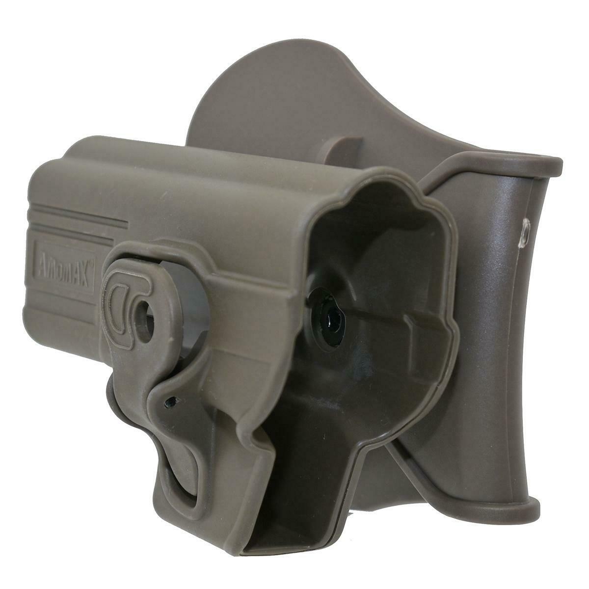 Amomax G-Series Holster LEFT Handed 17/22/31 Dark Earth 