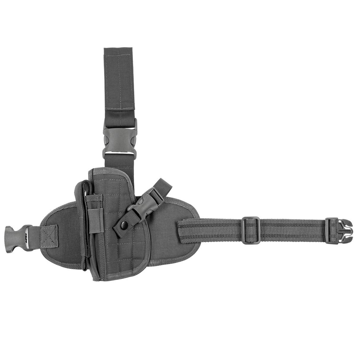 Invader Gear Drop Leg Panel Pistol Holster Left Wolf Grey