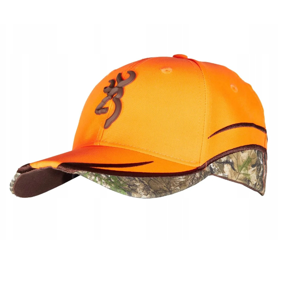Browning Logo Stalkers Baseball Hat Cap Ranger Orange