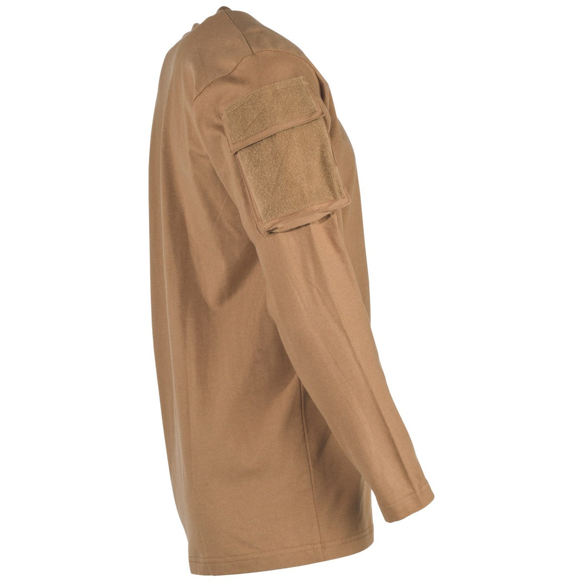 MFH Tactical T-Shirt Long Sleeve With Arm ID Panels Coyote