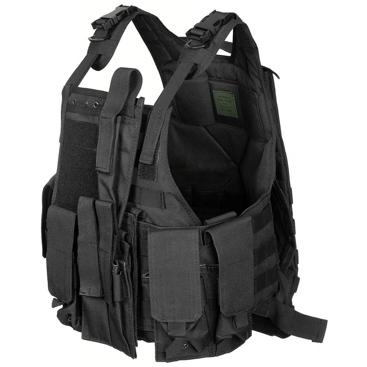 MFH Ranger Molle Assault Airsoft Vest Black