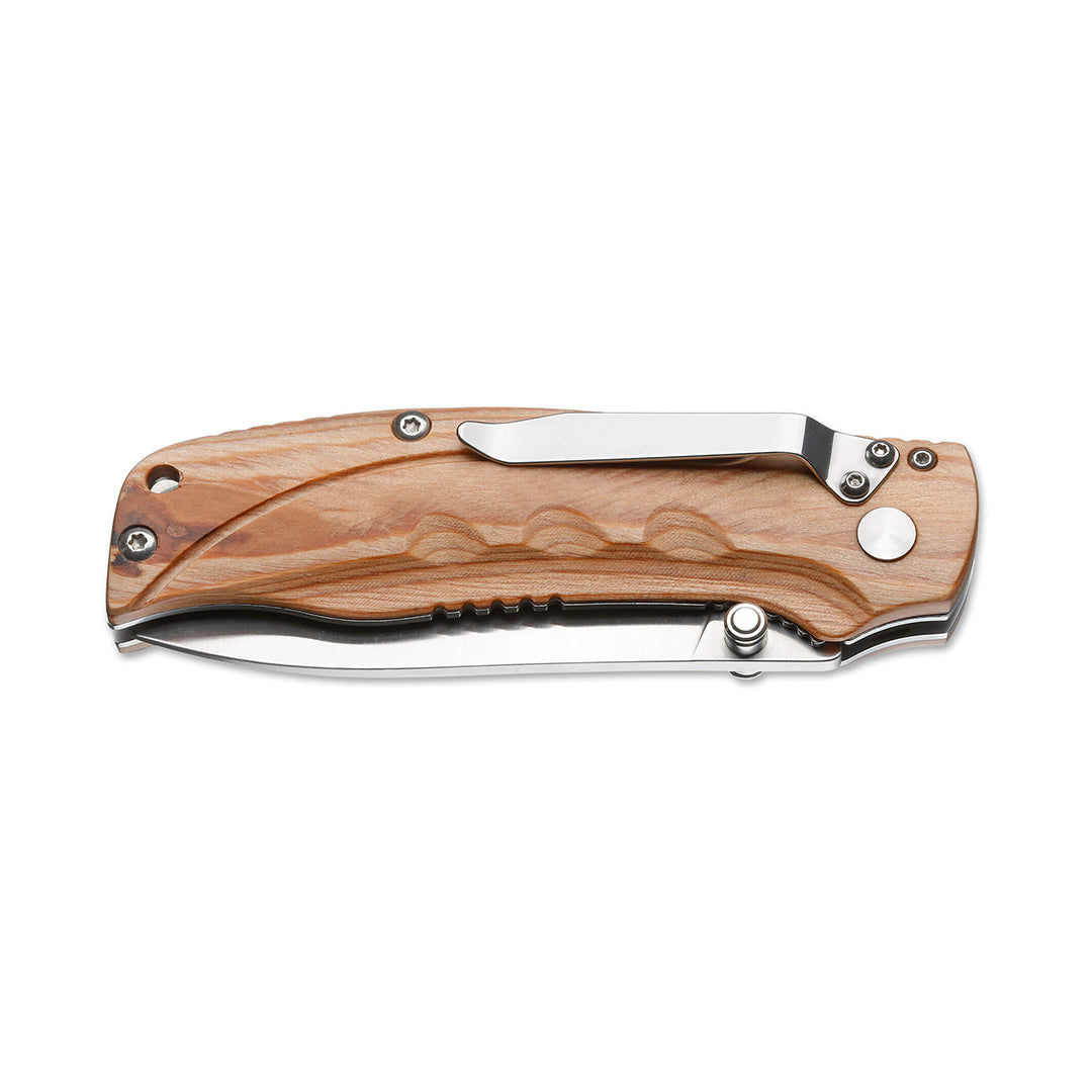 Boker Magnum Pakka Hunter Pocket Knife Brown